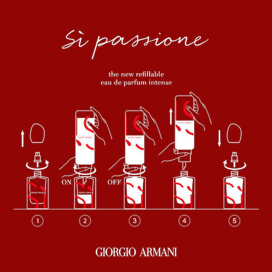 Armani Si Passione Intense Eau De Parfum Refill 100ml