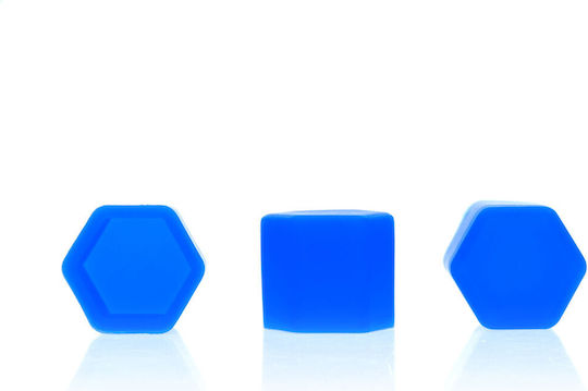 Extremo Tuning 17 Mm Blue Fluorescent Screw Caps 20 Pcs