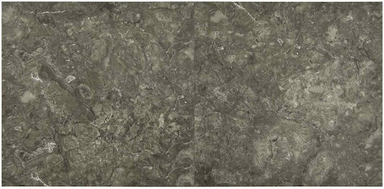 vidaXL Set Plastic Floor PVC with 55 Tiles 1.5mm M30.5xW30.5cm Gray