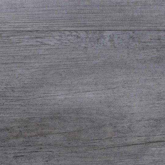 vidaXL Set Plastic Floor PVC With 36 Tiles 2mm L91.5xW15cm Gray