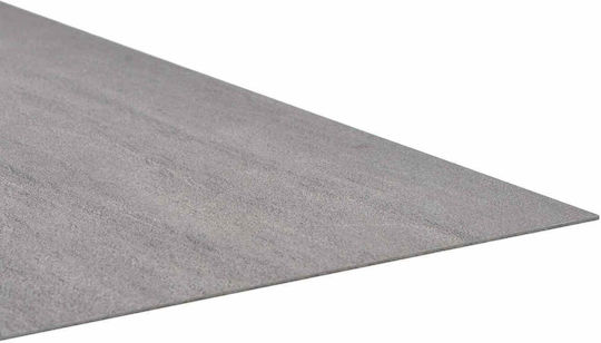 vidaXL Set Plastic Floor PVC with 55 Tiles 1.5mm L30.5xW30.5cm Gray