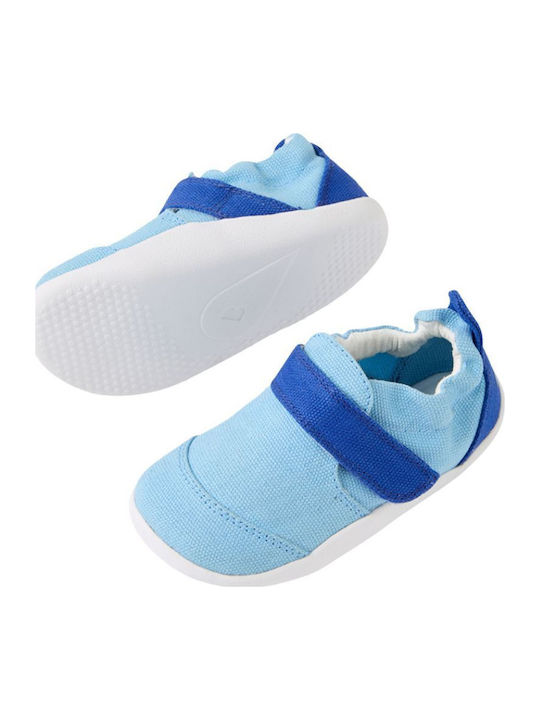 Xplorer Go Kids Sneakers Anatomic with Hoop & Loop Closure Light Blue