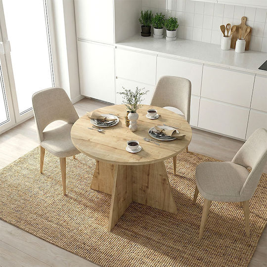 Tailor Esszimmer- und Küchentisch Holzsaphir Eiche 100x100x75,7cm
