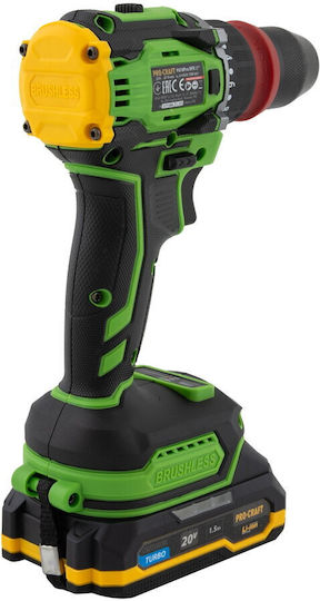 ProCraft PA18ProDFR Κατσαβίδι Μπαταρίας Brushless 20V