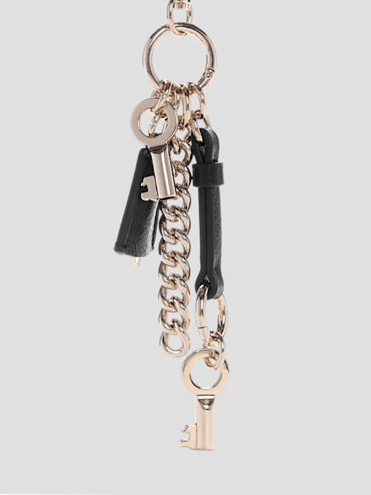 Guess Keychains Gifting Μπρελόκ Μόδας B7460109 Black Χρυσό