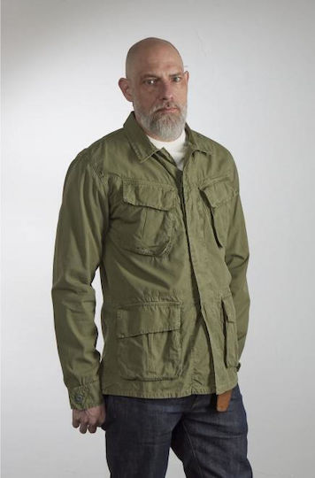 Chesapeake’s Military Jacket Greek Camouflage