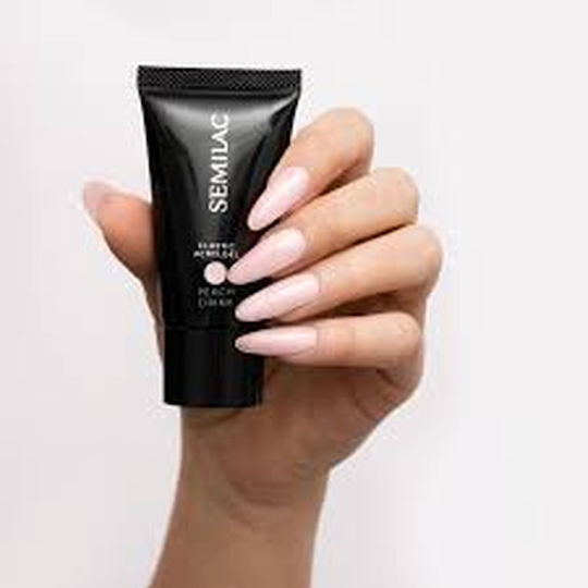 Semilac Acrygel Νυχιών Ροζ 30ml