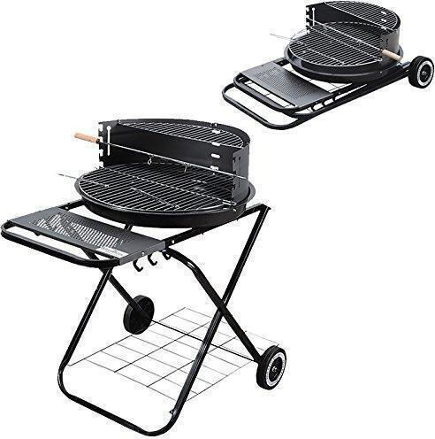 Master Grill & Party Ανοξείδωτη Ψησταριά Κάρβουνου με Θερμόμετρο 84x84εκ.