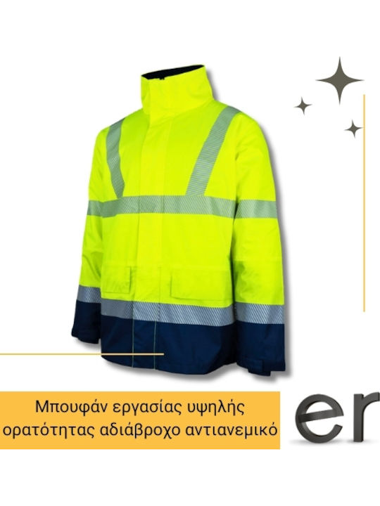 Lacuna Работно Яке Рефлективно Жълто