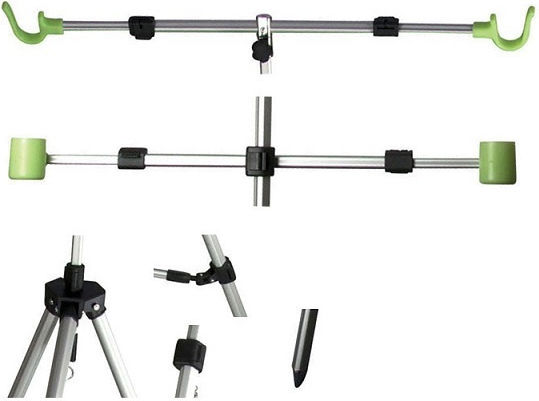 Oceanic Powersurf Tripodmaster II Tripod for Fishing Rods Metallic 180cm