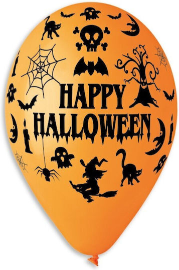 13″ Μπαλόνι Τυπωμένο Happy Halloween 25 Τεμ