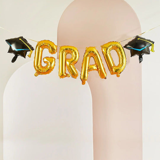 Σετ Μπαλόνια Αποφοίτησης Grad 6 Τεμ
