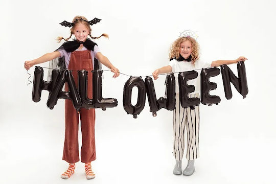 Μαύρα Μπαλόνια Φράση Halloween