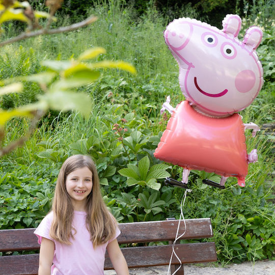 Μπαλόνι Γενεθλίων Peppa Pig Foil Jumbo Πολύχρωμο 81εκ.
