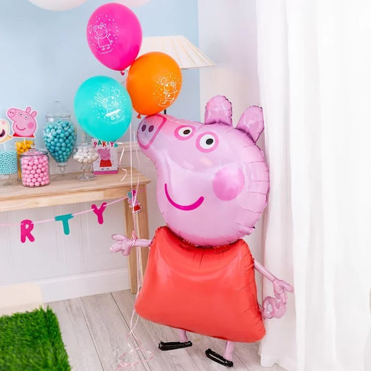 Μπαλόνι Γενεθλίων Peppa Pig Foil Jumbo Πολύχρωμο 81εκ.