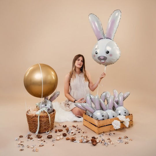 Балон Фолио Jumbo Сив Зайче 93бр