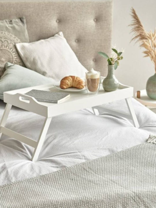 Zeller Wooden Bed Tray 56.5x35.5x27cm