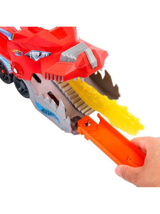 Lumânare De Paște Cu Jucărie Ultimate Dual Dragon Transporter Camion Pentru 4+ Ani Hot Wheels