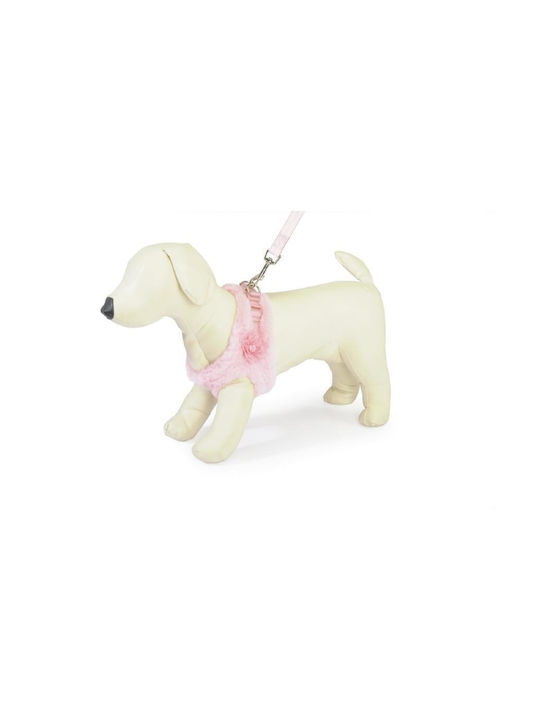Dog Harness-Leash Camon Winter Pink Dog Harness-Leash Camon Winter Pink
