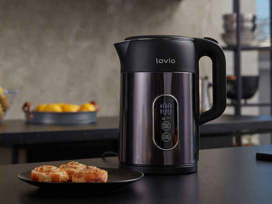 Lovio Home Wasserkocher 1.5l 2200W Schwarzer