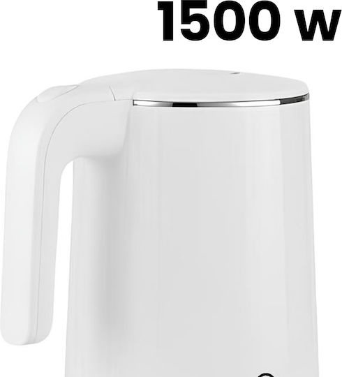 Avizar Fierbător Electric 0.9l 1500w Oprire Automată Încălzire Rapidă Alb