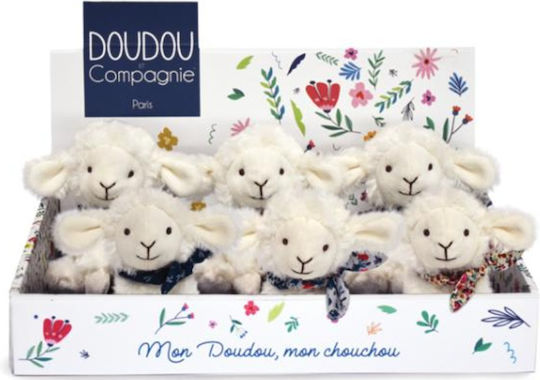 Doudou et Compagnie Plüsch Bluey Hellblauer Schal 12 cm.