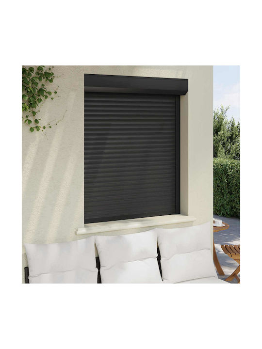 vidaXL Παντζούρι Ρολό Αλουμινίου Π100xΥ120cm
