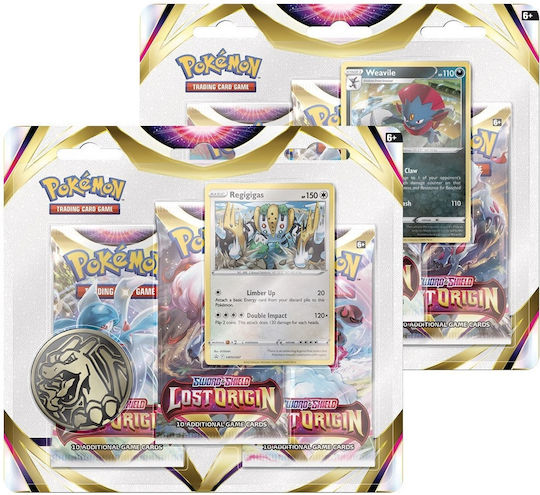 Nintendo TCG Sword & Shield Sword & Shield Booster Pack Lost Origin 3-Booster Blister Regigigas (EN)