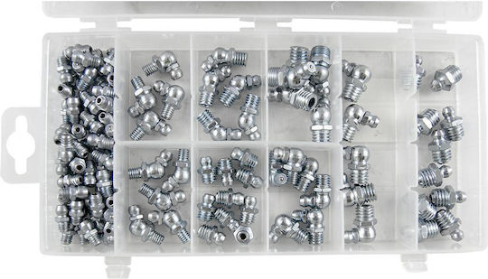 JBM 53359 Power Tool Grease Nipple Set 110 Pieces