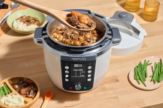 Instant Pot Pro Max Wifi Πολυμάγειρας 1200W με Χωρητικότητα 5.7lt Λευκός