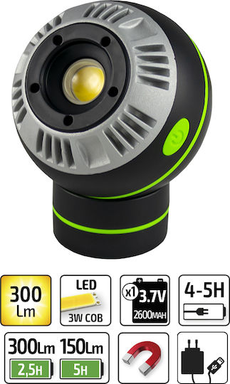 JBM Work & Site Lights Battery LED with Brightness Up to 300 Lumen