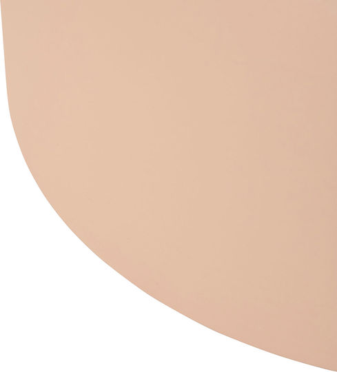 Round Side Table Wooden Sconce M31xL41.8xH41.8cm