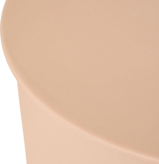 Round Side Table Wooden Sconce M31xL41.8xH41.8cm