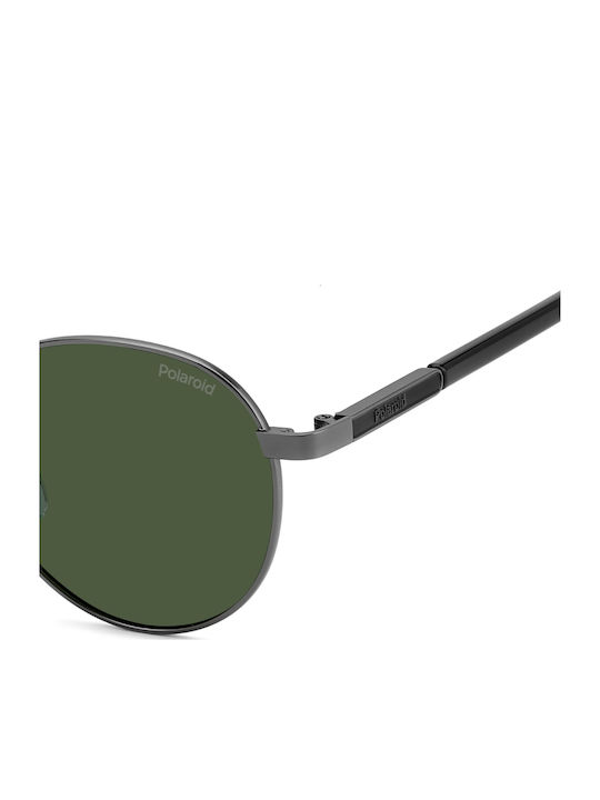 Polaroid Unisex Sonnenbrillen mit Silber Metallrahmen und Silber Spiegel Gläser PLD4197/S/X R80/UC