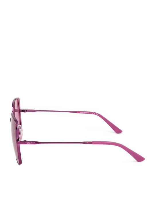 Karl Lagerfeld Women's Sunglasses with Purple Metal Frame and Purple Lens KL340S-650