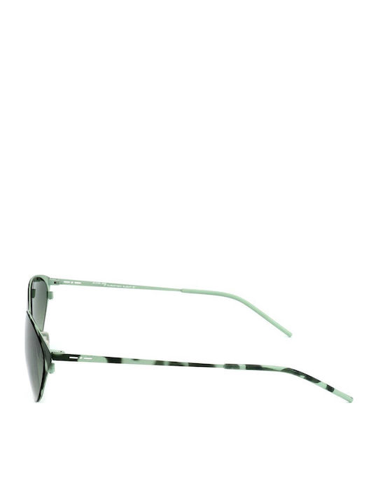 Italia Independent Damen Sonnenbrille mit Türkis Metall Gestell 0203.038.000