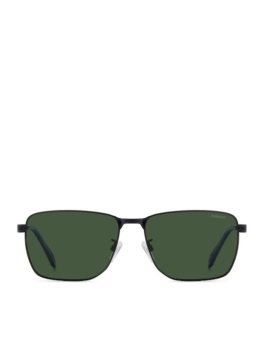 Polaroid Unisex Sunglasses with Black Metallic Frame and Black Lens PLD2171 G 124 UC