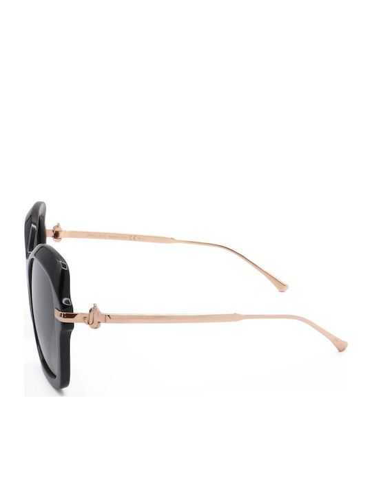 Jimmy Choo Women's Sunglasses with Black Frame and Black Gradient Lens TESSY/G/S 807/9O