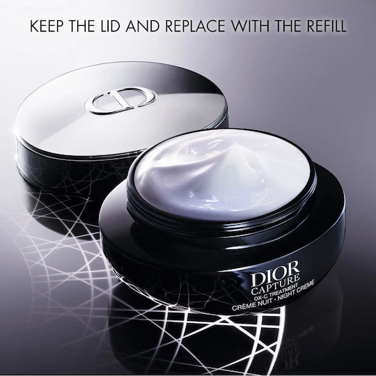 Dior Capture Refill Хидратиращ Нощен Крем За Лице С Колаген 50ml