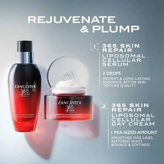Lancaster 365 Skin Repair 24ωρη Κρέμα Προσώπου για Ενυδάτωση & Αντιγήρανση με Υαλουρονικό Οξύ 50ml