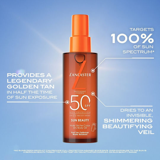 Lancaster Sun Beauty Sunscreen Body Oil SPF30 150ml