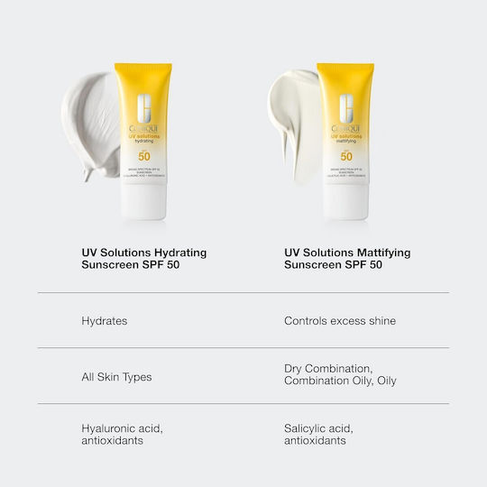 Clinique UV Solutions Sunscreen Face Cream SPF50 40ml