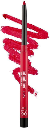 Mon Reve Infiniliner Gel Lip Pencil 06 Vivid Red