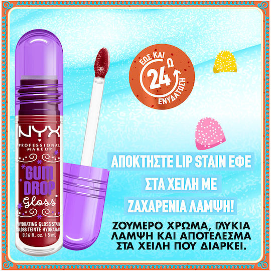 NYX Professional Makeup Gum Drop Luciu de buze Roz 5ml