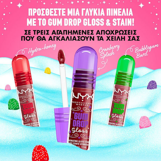 NYX Professional Makeup Gum Drop Lip Gloss 25 Hydra Honey 5ml