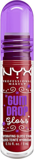 NYX Professional Makeup Gum Drop Lip Gloss Κόκκινο 5ml