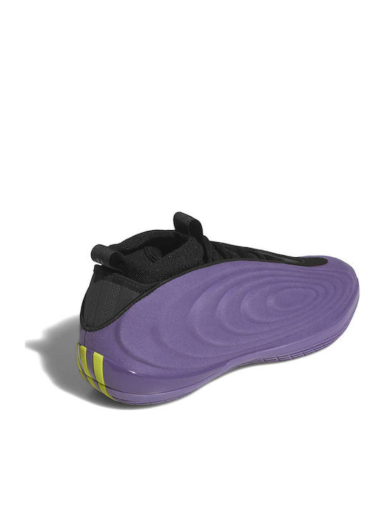 Harden Volume 10 Basketball Shoes Tech Purple / Core Black / Lucid Lemon