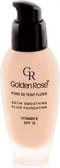 Golden Rose Satin Smoothing Fluid Foundation 34ml