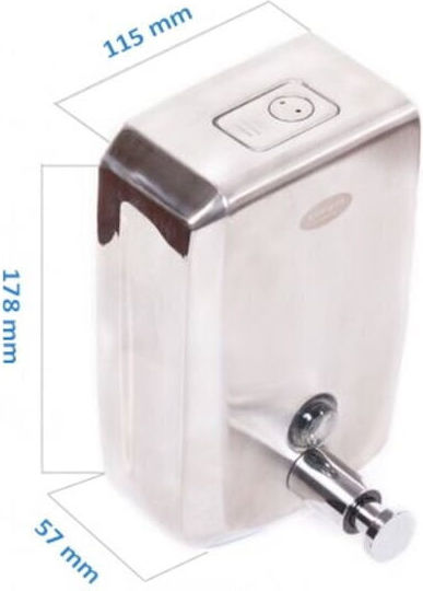 Limpio Dispenser De Săpun Sd81 800 Ml Multicolor Inox