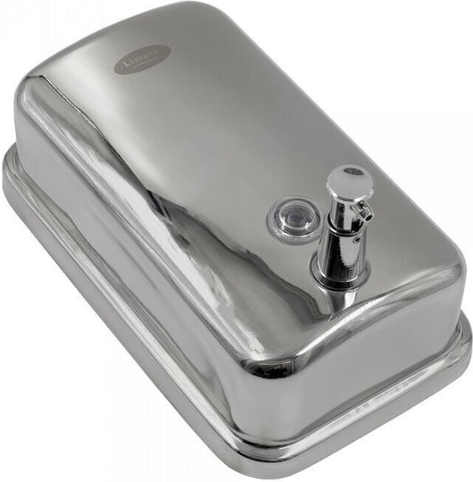 Limpio Refillable Liquid Soap Dispenser Limpio Sd100inox Glossy Multicolor